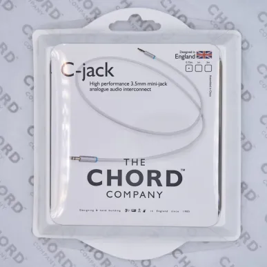 Кабель jack 3.5 мм Chord Company C-Jack 3.5mm Stereo to 3.5mm Stereo 0.75m